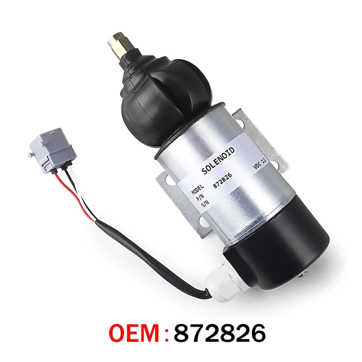 Стопорный Электромагнит 12 В подходит для Volvo Penta TAMD60A TAMD60B TAMD60C 872826 1827650