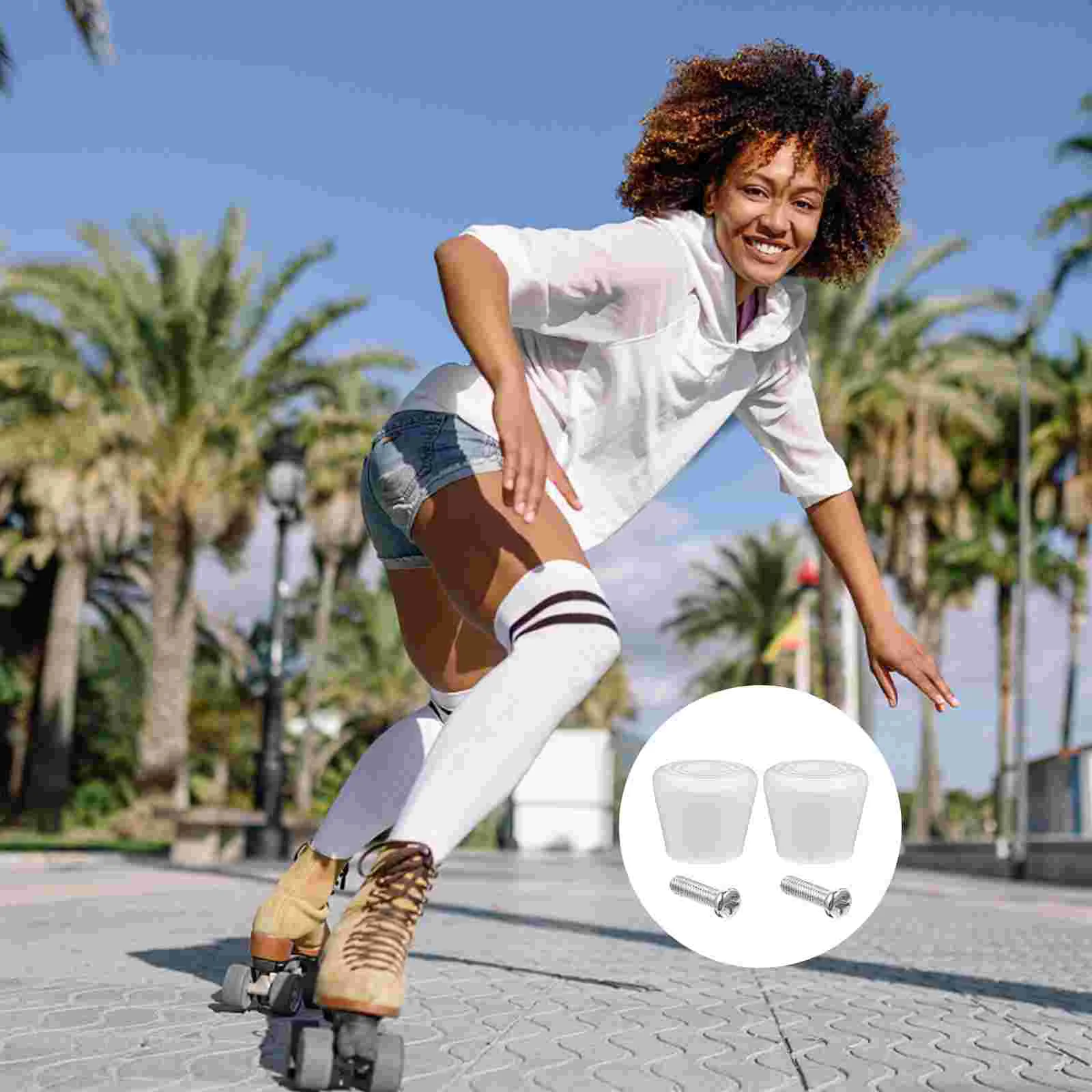 

Роликовые тормозные ограничители, блочные заглушки, заглушки для ног, инструменты для упражнений на коньках с резиновой головкой, двухрядная отвертка, аксессуары для торможения