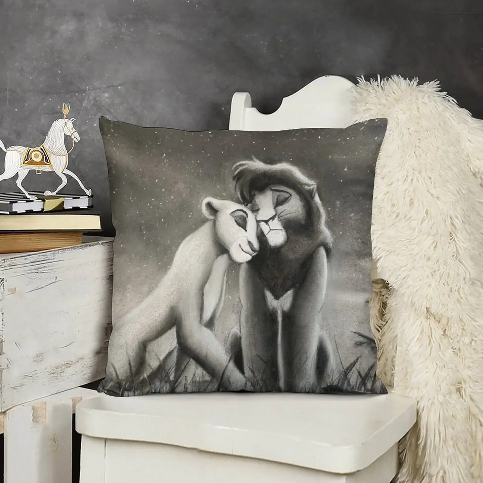 Kovu &amp Kiara декоративная подушка наволочка для дивана домашний декор комплект