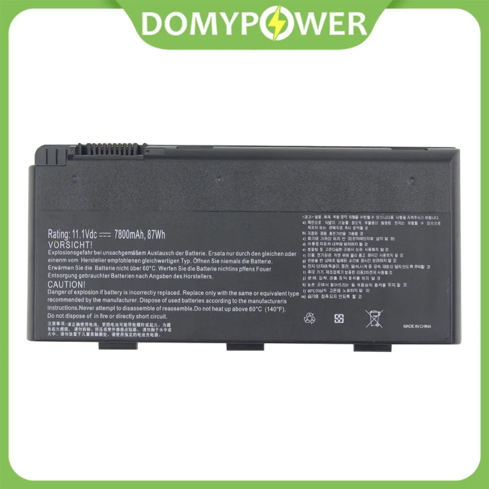 BTY-M6D for MSI Laptop Battery GT60 GT70 GX780R GX680 GX780 GT780R GT660R GT663R GX660 GT680R GT783R GT660 GT663 GT683 GT685