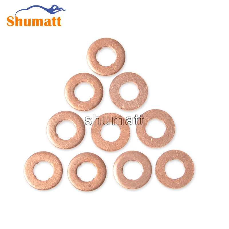 

100pcs Nwe Made In China F00VC17505 Diesel Fuel Injector Nozzle Copper Shims For Injector