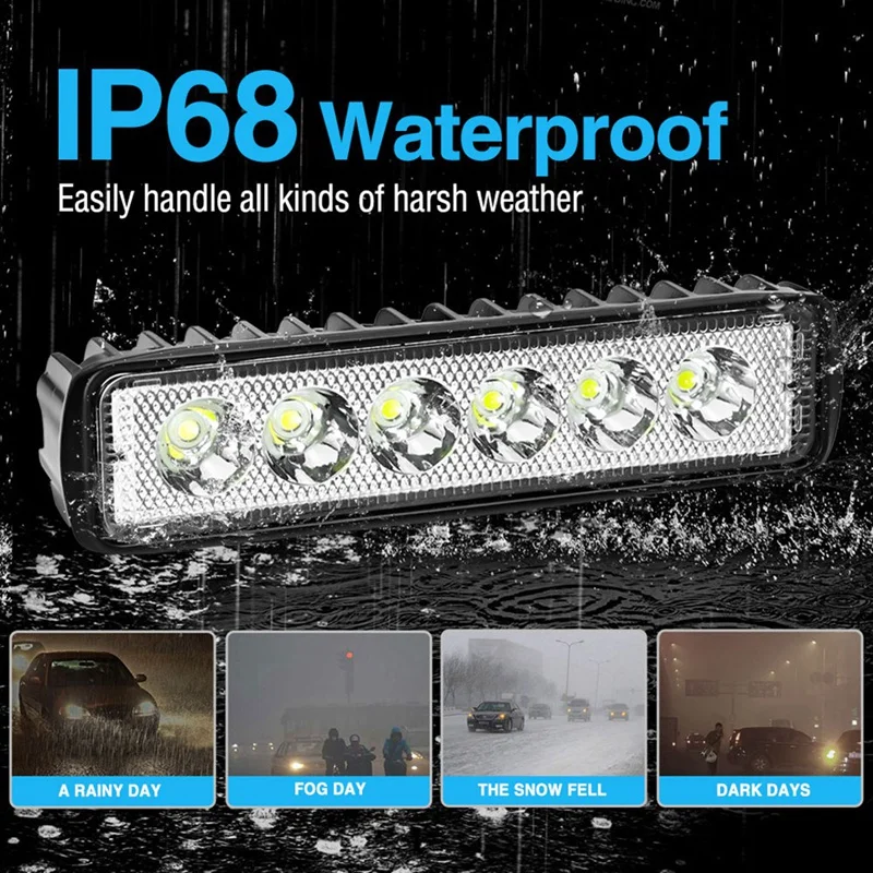 Рабочая подставка для внедорожника 6 дюймов 6000K 30 Вт