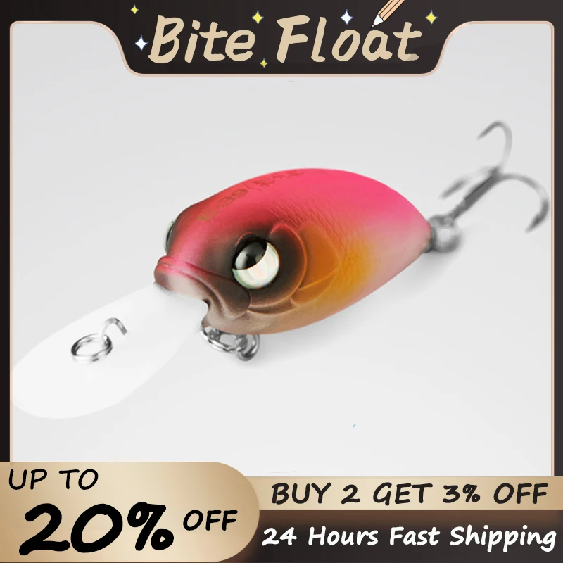 Миниатюрные воблеры Isca Pesca приманка для рыбной ловли щуки 3 9 см 4 8 г кренкбейты