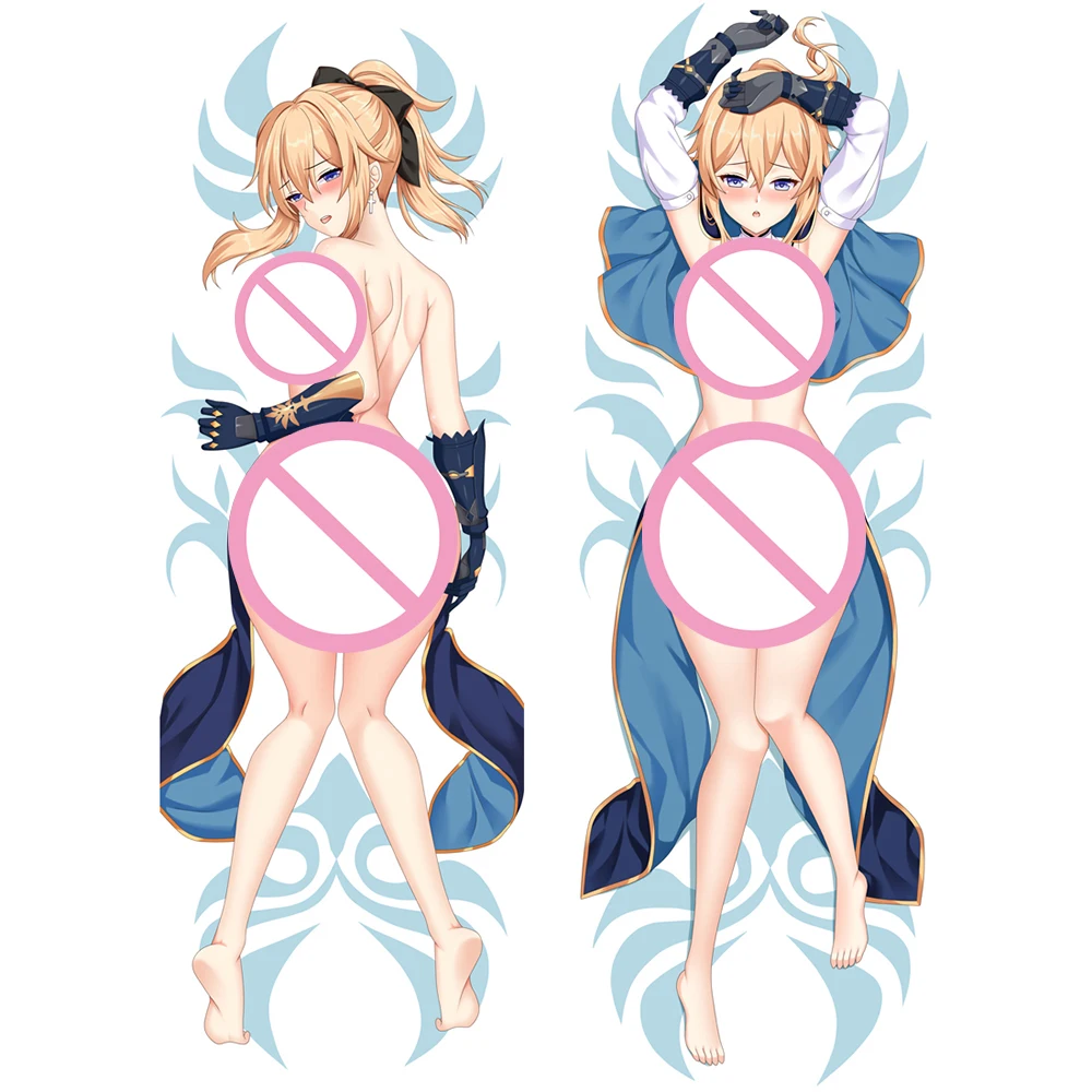 

Genshin Impact Jean Gunnhildr Pillow Case Double Side Printed Decorative Pillows for Bed Cushions Cover Dakimakura