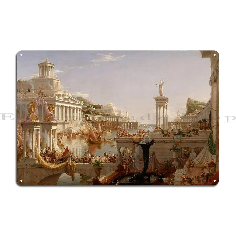 Расходные материалы империи курс 1836 Томас Коул металлический плакат на налет