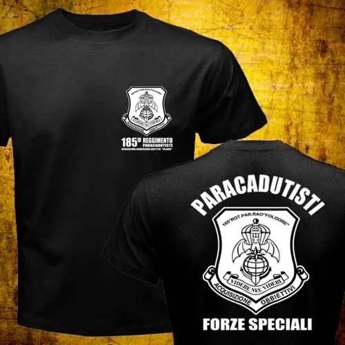 

New Italian Army Special Forces 185th Paratroopers Paracadutisti Folgore T-shirt