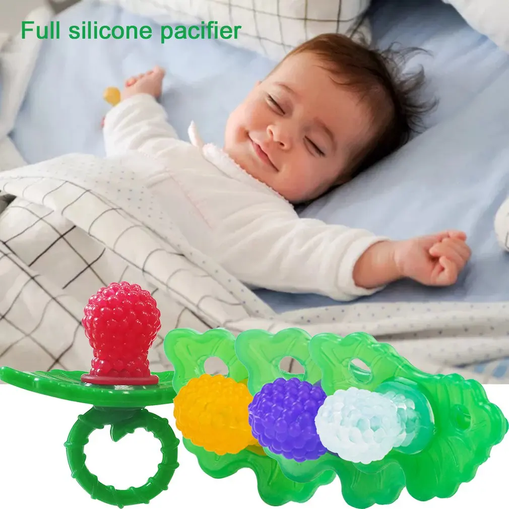 Детский мягкий силиконовый прикусыватель для новорожденных - портативная игрушка для зубов и упражнений рта.