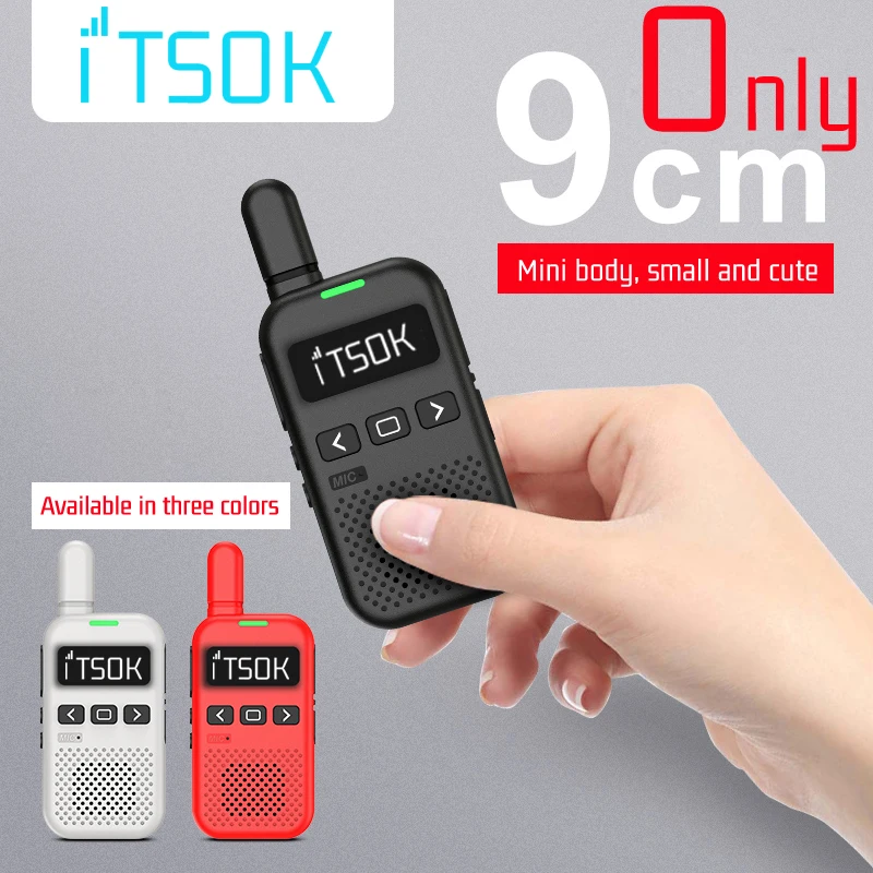 2pcs tablet colorful fuselage new kids walkie talkie radio mini toy itsok m1 15 km uhf kid gift xiaomi two way transceiver hot free global shipping