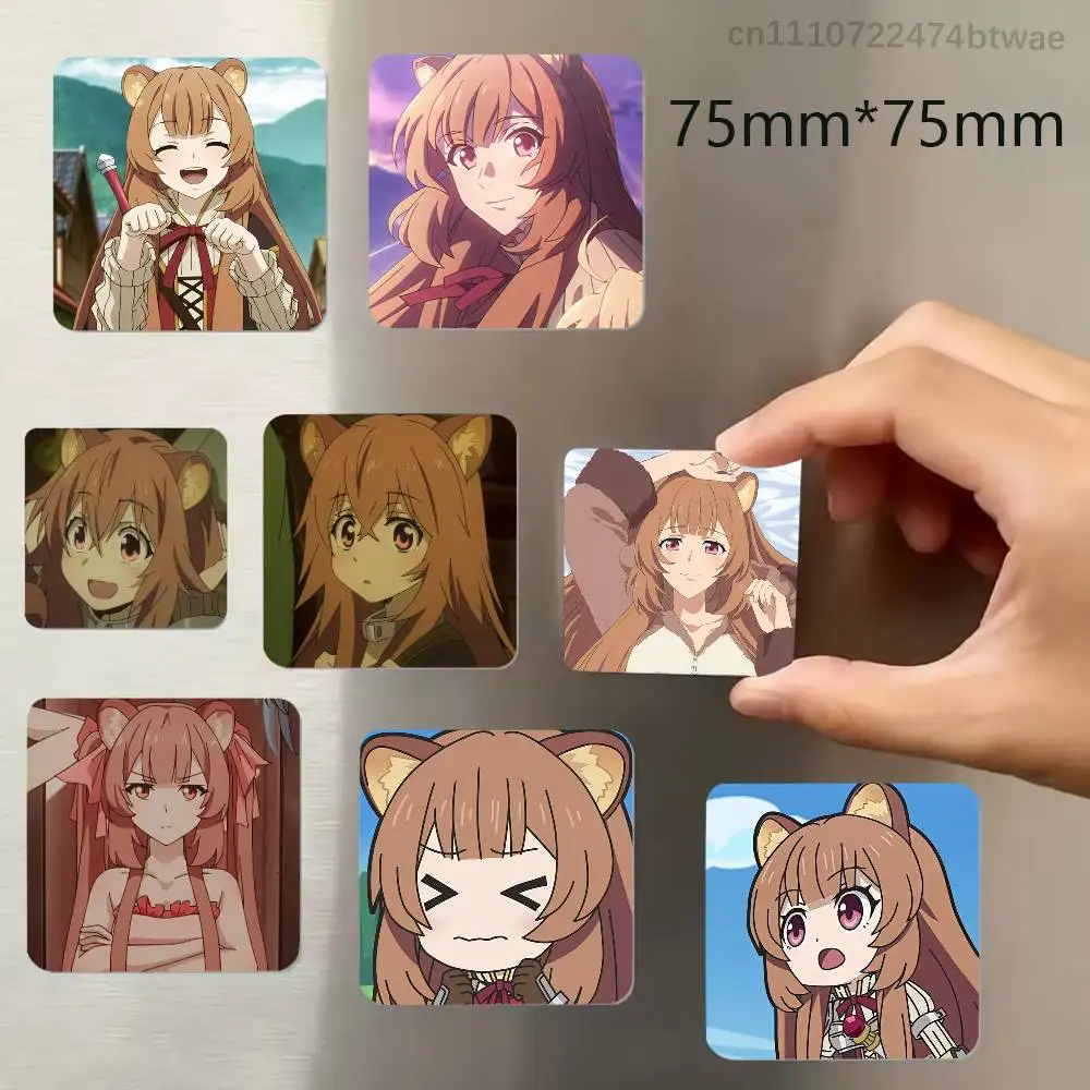 Фото Магниты на холодильник S-Shield Hero TRotSH Raphtalia: милые мультяшные магнитные украшения, креативные подарки №1