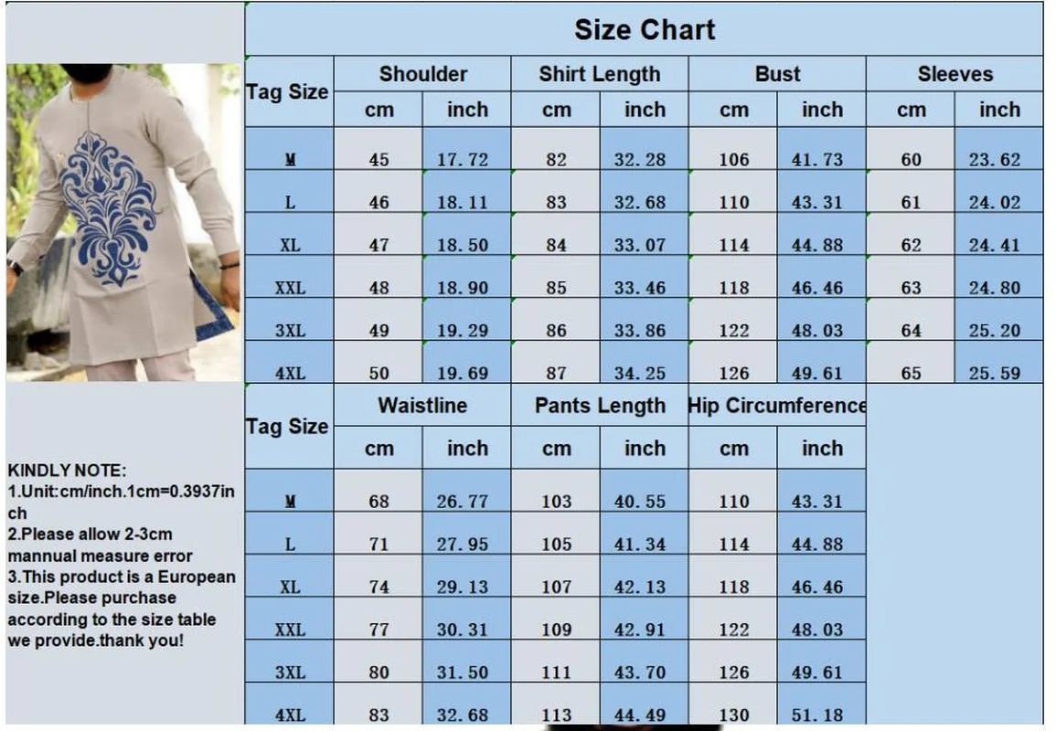 Muslim Fashion New Men Mid Length Middle East Men's Shirt Digital Printing Long Sleeve Suit Arabic Shirt European Clothing 2022