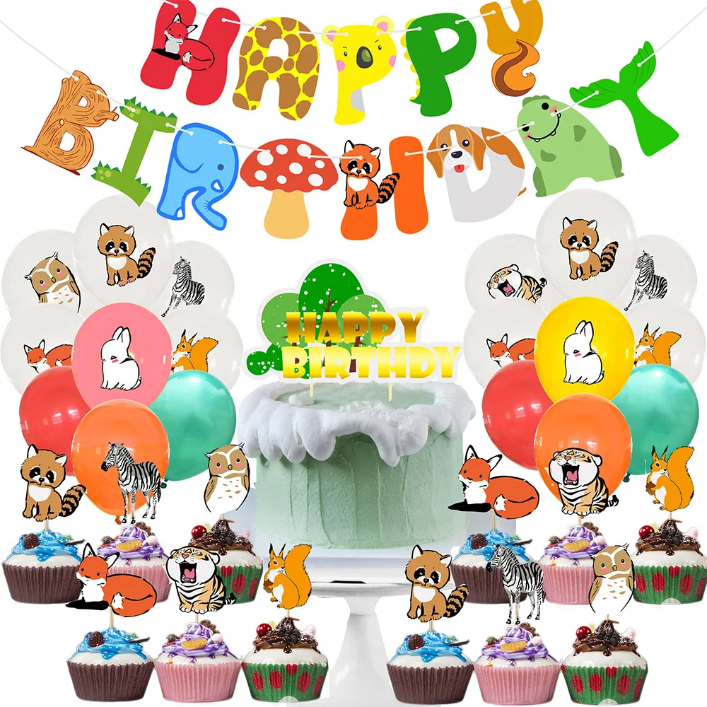 

Woodland Animals Party Jungle Safari Birthday Party Decor Woodland Creatures Jungle Animal Forest Party Supplies Baby Shower