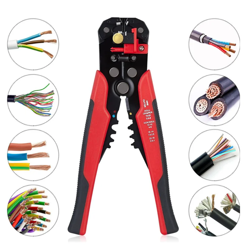 

Wire Stripper Tools Multitool Plier Crimper Cable Cutter Multifunctional Stripping Tool Crimping Pliers Terminal 0.2-6.0mm2 tool