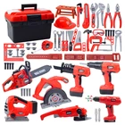 Набор инструментов, инженерный симулятор, инструменты для ремонта, обучающая игрушка, электрическая дрель, отвертка, инструмент для ролевых игр для детей