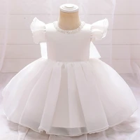 2022 white baby girl dress 1st birthday dress for girl clothes child clothes christening princess tutu dresses evening clothing