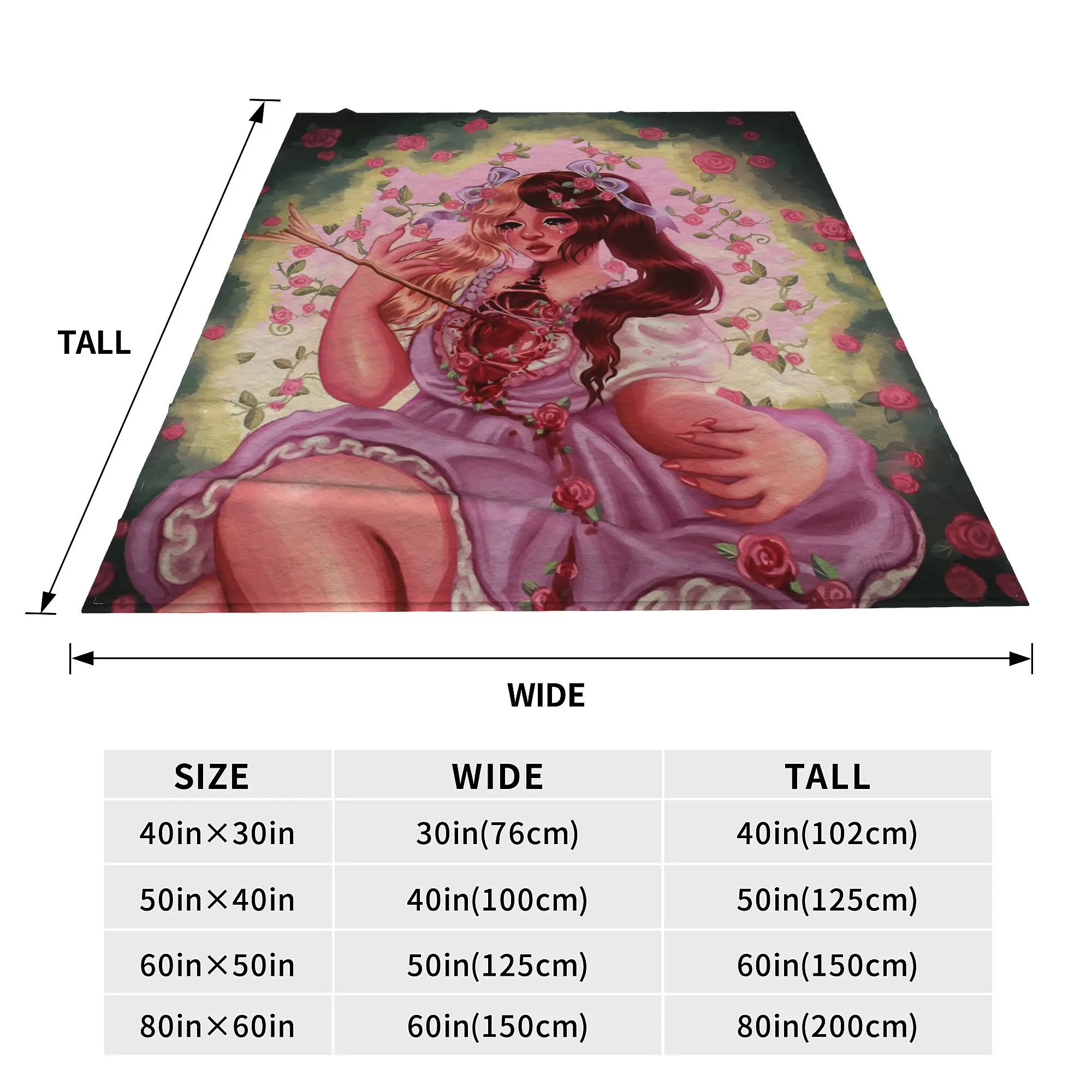 Мягкое фланелевое одеяло для дома кроватки мелини Мартинез