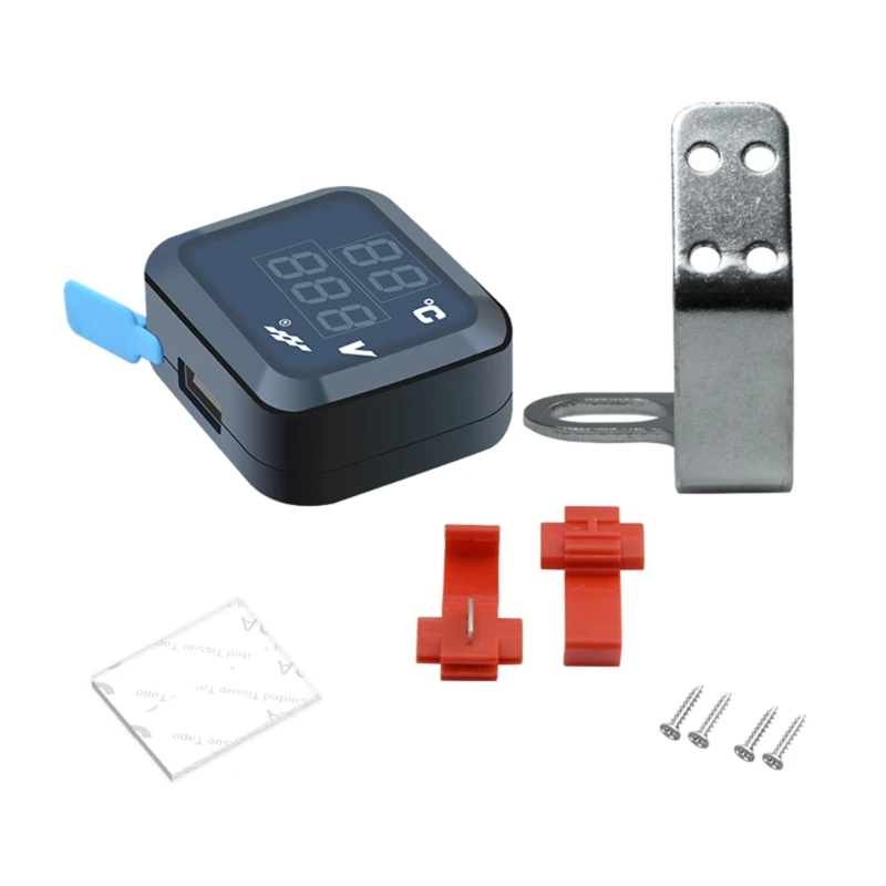 Модифицированный аксессуар для мотоцикла термометр вольтметр USB-порт
