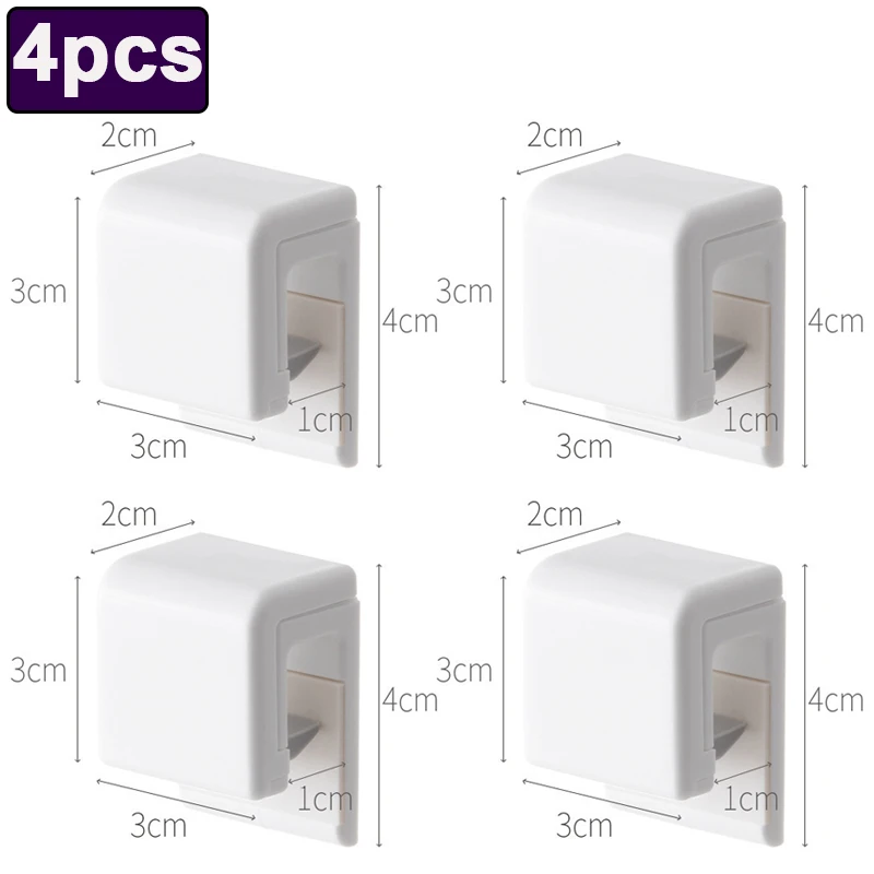 

Держатель для зубной пасты, белый, пластик, 2 штуки