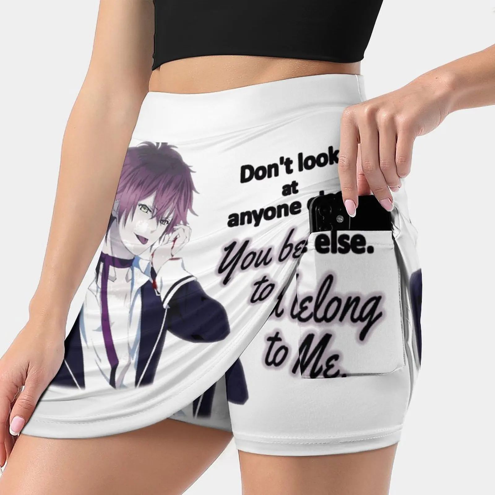 

Ayato Sakamaki Husbando корейская модная юбка летние юбки для женщин легкие непромокаемые юбки для брюк Ayato аято Сакамаки