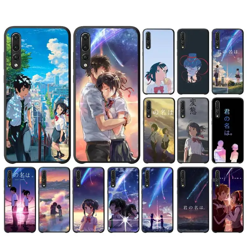 

Yinuoda Anime Your Name Phone Case for Huawei P30 40 20 10 8 9 lite pro plus Psmart2019