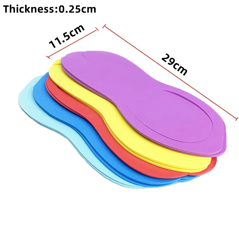 72 Pairs Disposable Flip Flops Pedicure Tools Foam Slippers EVA Sandals for Manicure Set Foot Massager Feet Care Spa Detox Pads