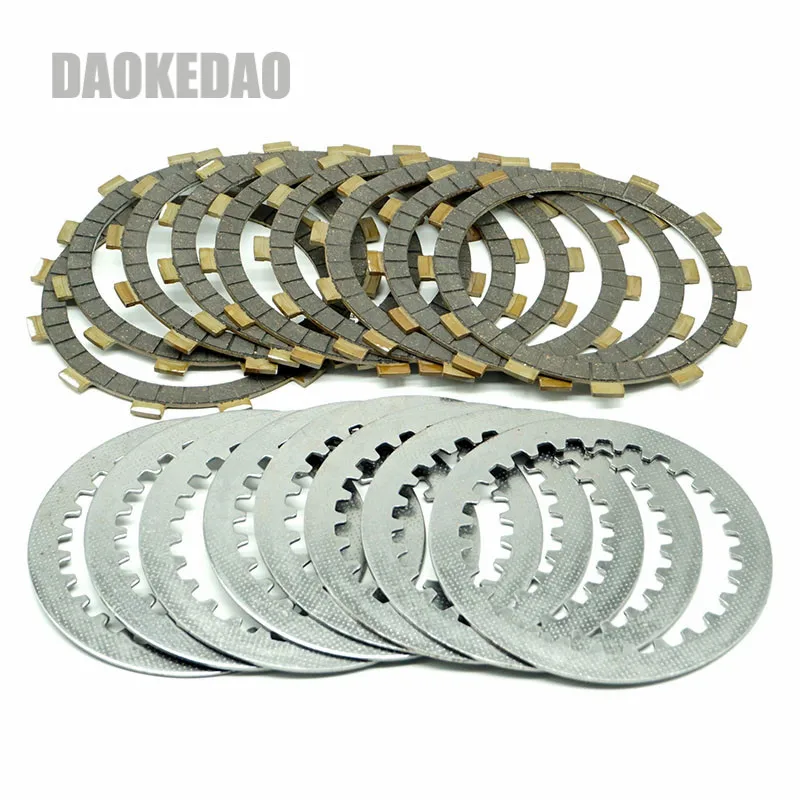 

For Yamaha YZF R6 600 RJ11 RJ15 2006-2016 YZFR6 Cork-based Clutch Friction Disc Drive Steel Plates Separetors Kit