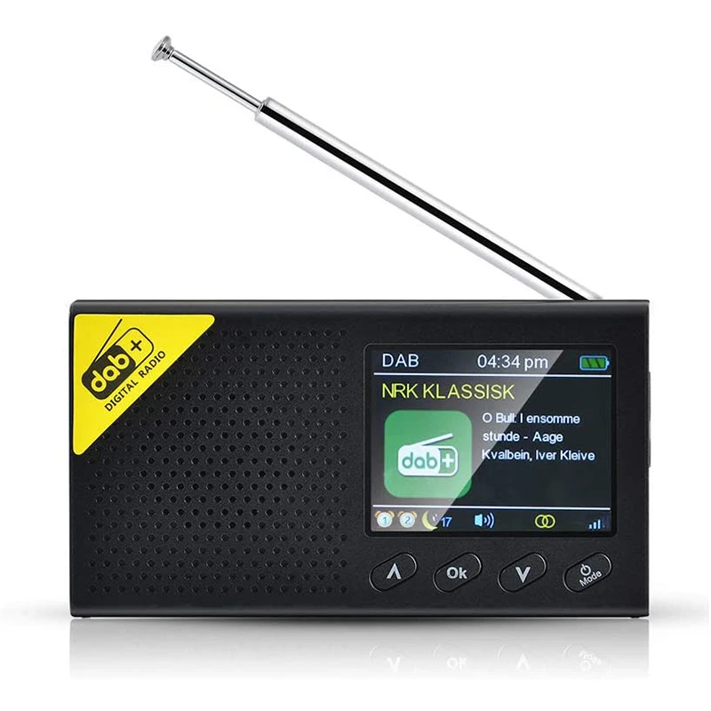 

Портативный цифровой радиоприемник DAB/DAB + FM с Bluetooth, портативный цветной экран, цифровые часы, радио для улицы и помещений