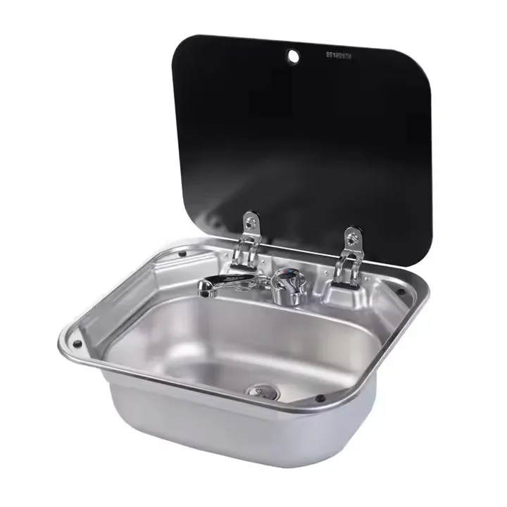 Яхта лодка кемпер дом на колесах автофургон раковина из нержавеющей стали со