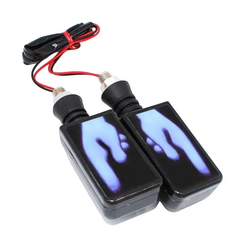 

Turn Lights For Motorcycle Mini Universal 12V Lights Signals Gesture Designed Modification Parts Creative Cycling Supplies For