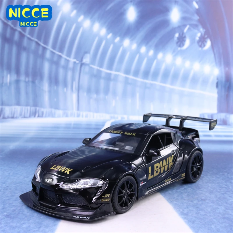 

Nicce 1:22 Toyota SUPRA Racing Car Model Alloy Diecasts Toy Metal Vehicles Toy Car Model High Simulation Kids Toys Gifts A413