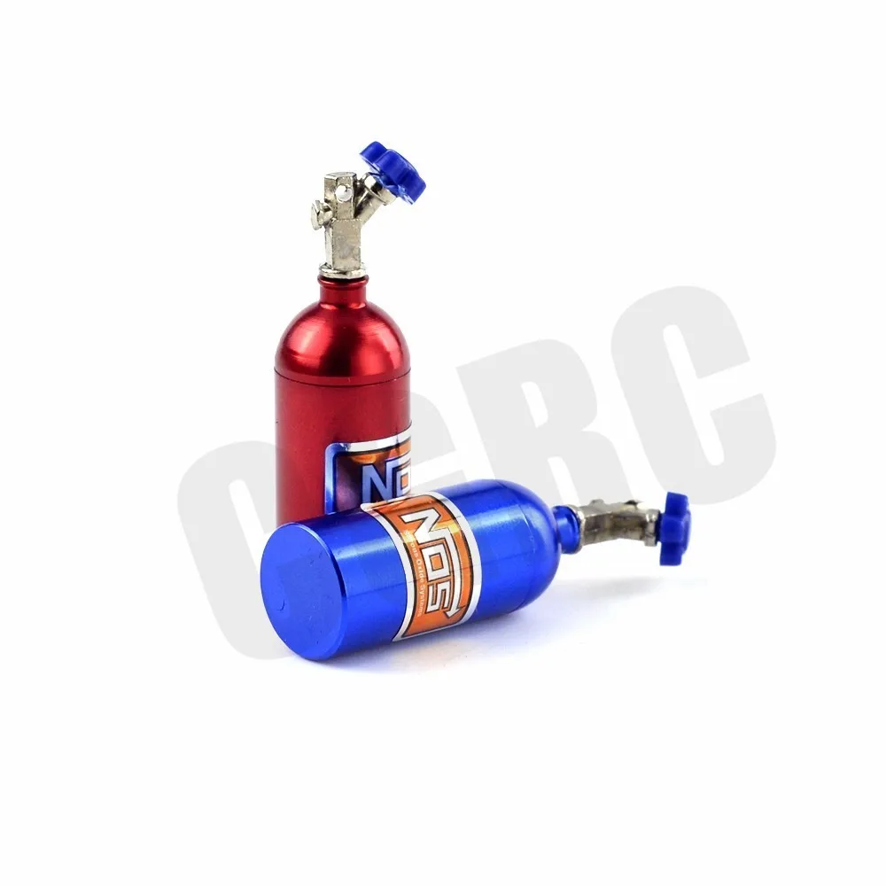 

80pcs Metal Simulated NOS Nitrogen Bottle For 1/10 RC Crawler Car TRX4 Defender Bronco RC4WD D90 D110 Axial Scx10 90046