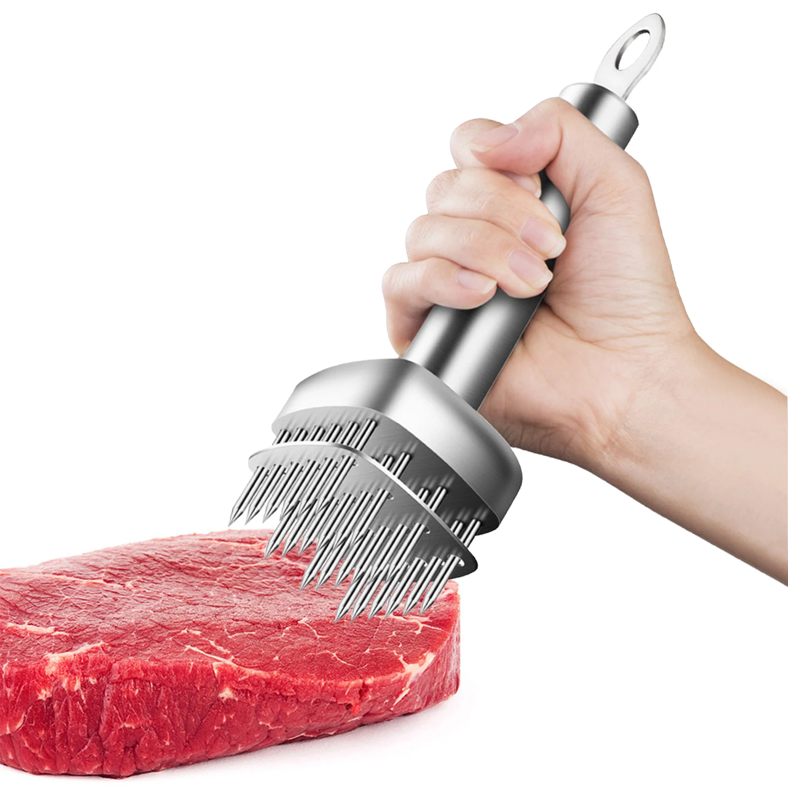 

Тяжелый молоток для мяса инструмент 304 из нержавеющей стали молоток для мяса с нескользящей ручкой молоток для мяса с