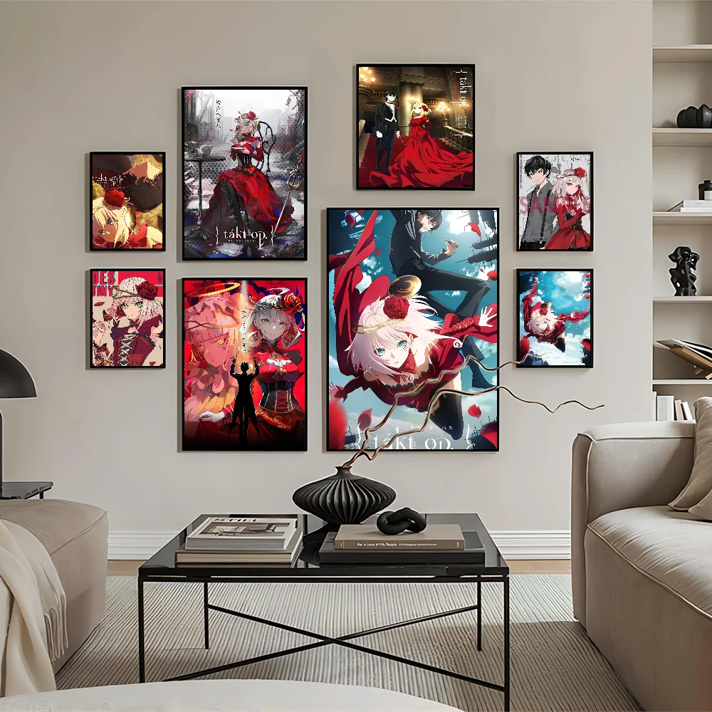 T-Takt Op. D-Destiny Vintage Posters Sticky Whitepaper Sticker DIY Room Bar Cafe Wall Decor