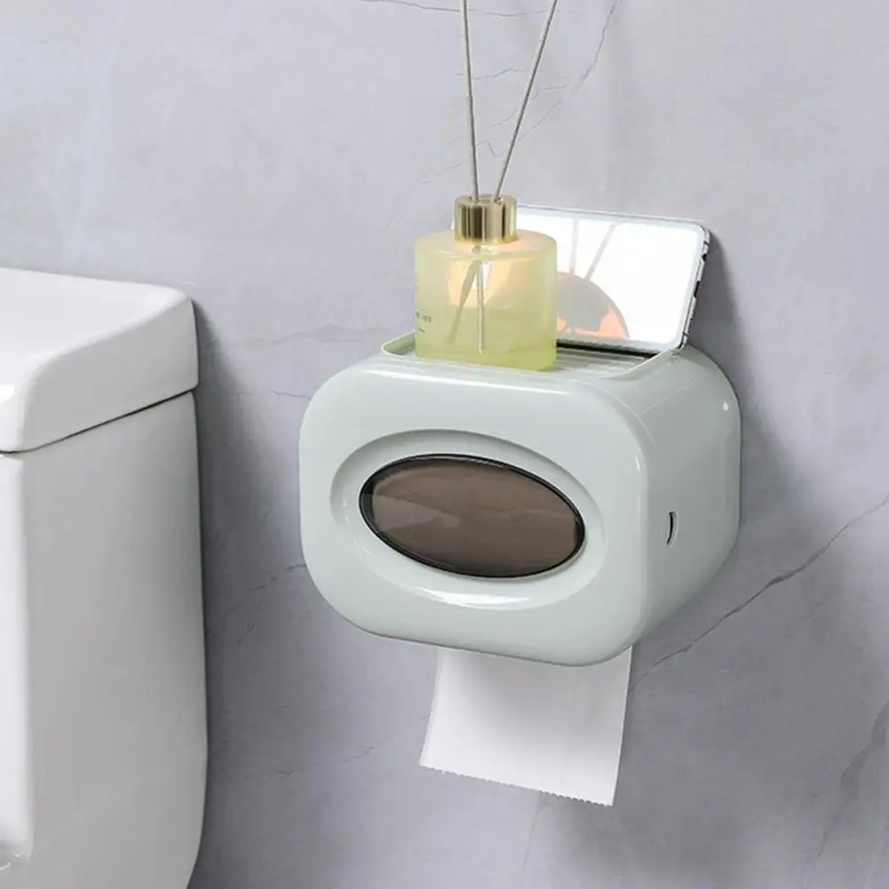 

Tissue Case Modern Strong Load-bearing Damp-proof Sealed Type Paper Storage Case Bathroom Supplies Napkin Holder Napkin Box