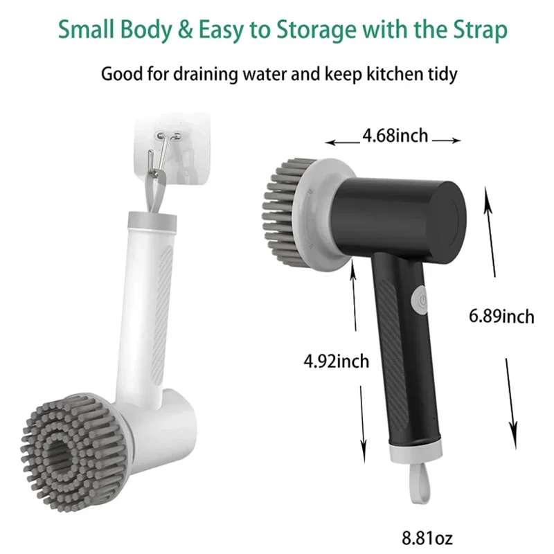 

Spin Brush Cleaning Kitchen Home Household And Cleaning Brush Electric Gadgets Cleaning Home Scrubber Tools Electric