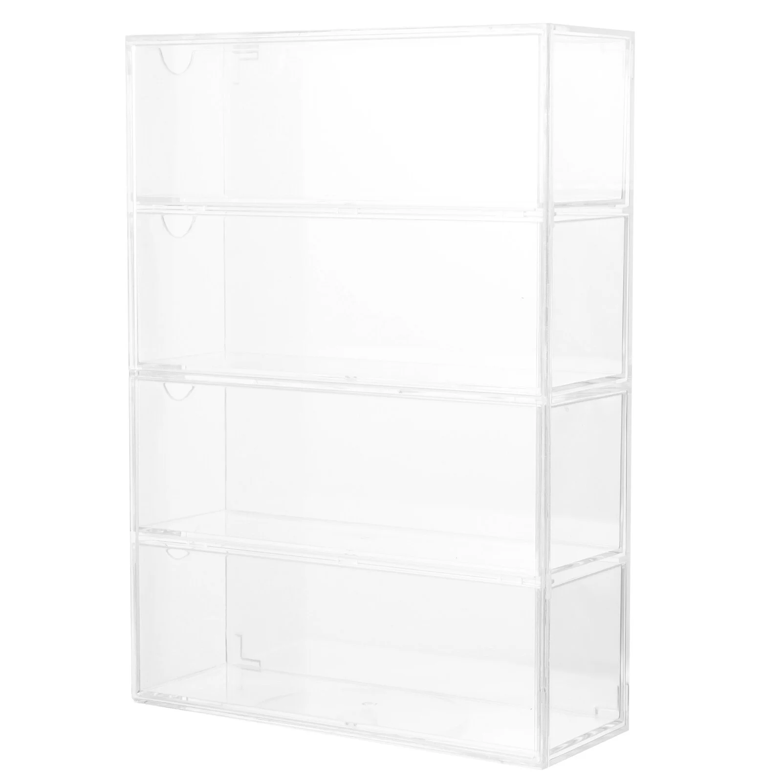

Jewelry Eyeglass Storage Sunglass Organizer Drawers Plastic Glasses Acrylic Stackable Clear