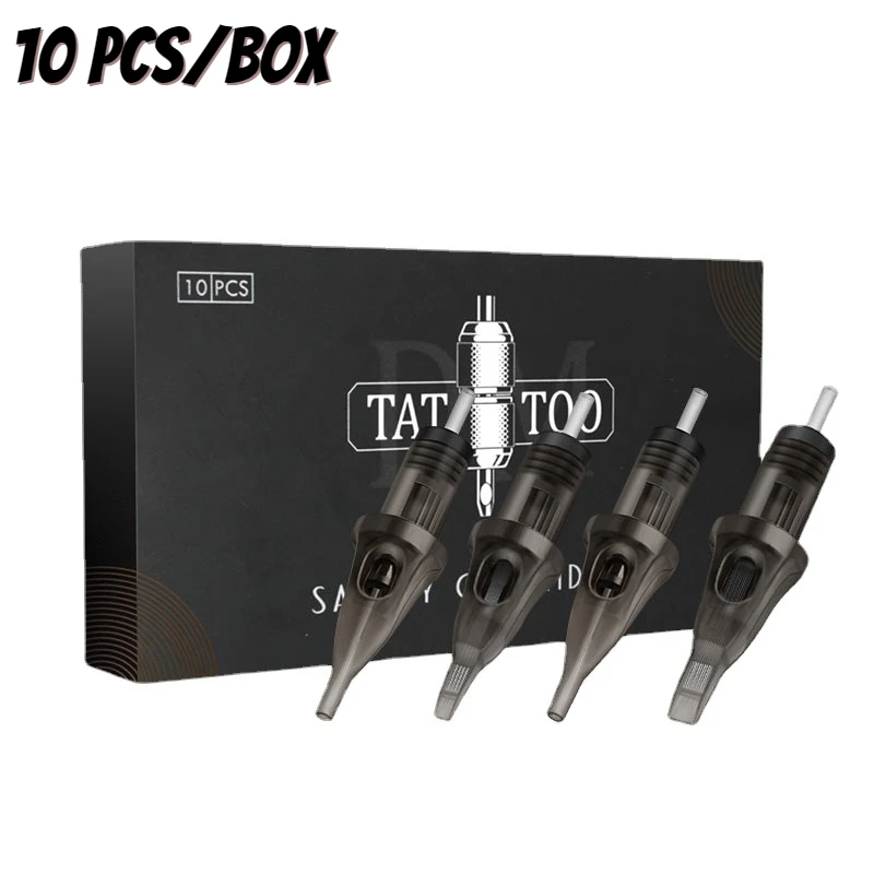 

10 PCS/Box Tattoo Needles Disposable Sterilized Steel Stainless RL RM RS M1 Tattoo Tools Accessories Machines Grips
