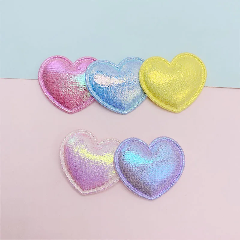 Красочные сердечные аппликации для одежды шляп своими руками швейные патчи