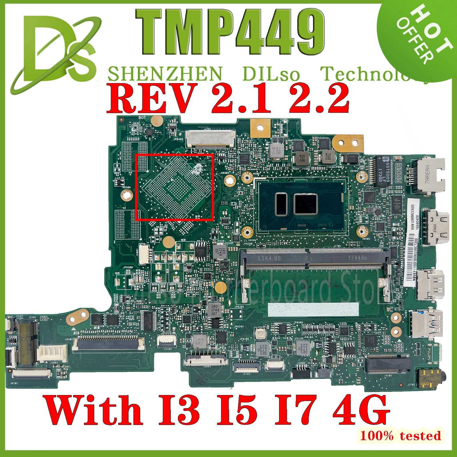 KEFU PA4DB DSC UMA материнская плата для ACER Aspire TMP449 P459-M P449-MG с I3 I5 I7 Материнская ноутбука