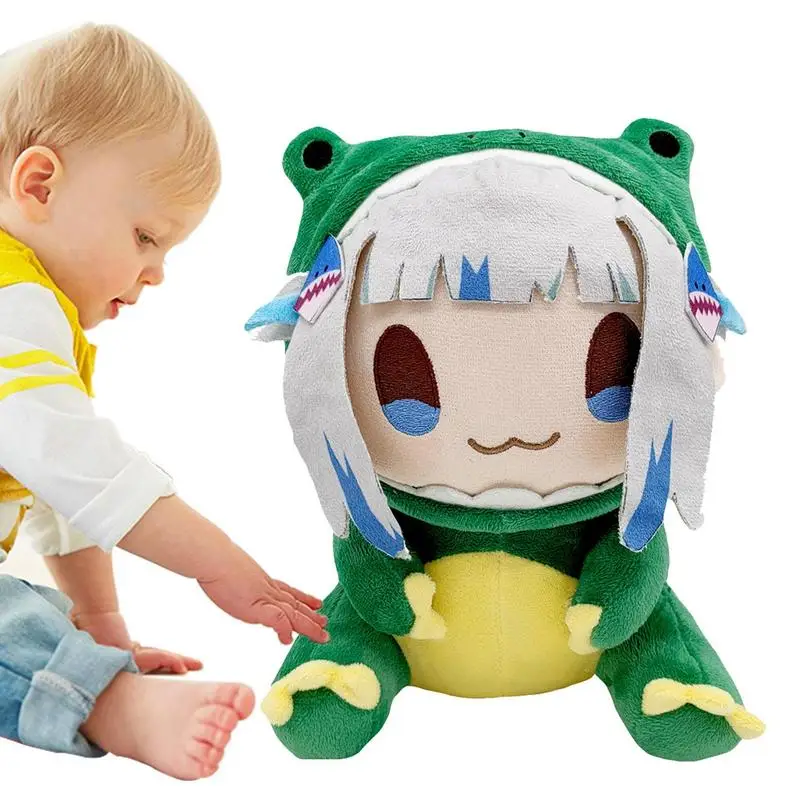 

Hololive VTuber Gawr Gura Plush Doll Toys Shark Girl Gura Apexs Figure Cosplay Home Decoration Pillow Plush Gift