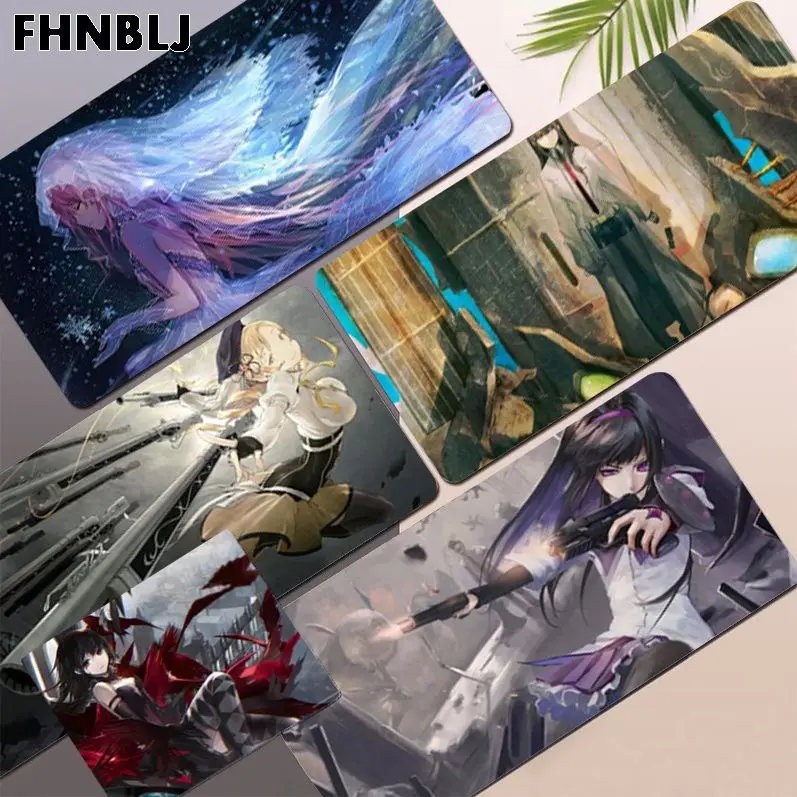 

Puella Magi Madoka Magica Non Slip Comfort Mouse Mat Gaming Mousepad Size for large Edge Locking Speed Version Game Keyboard Pad