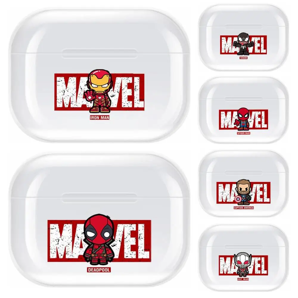 

Прозрачный ТПУ чехол Мстители Marvel для Airpods Pro 3 чехол силиконовые аксессуары для наушников Air Pods 3 Apple Protective 1 2