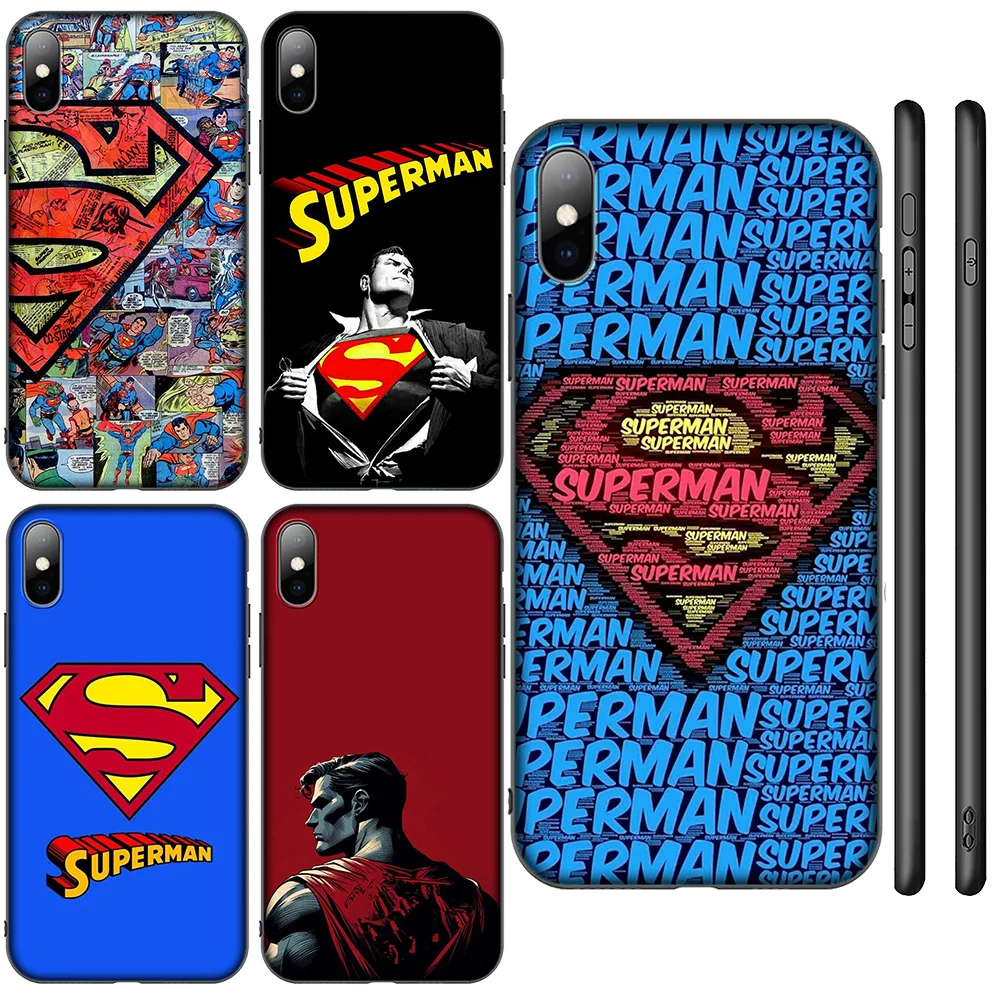 SA158 Superman Soft Case for iPhone 12 11 X XS XR Pro Max 6 6s Plus SE