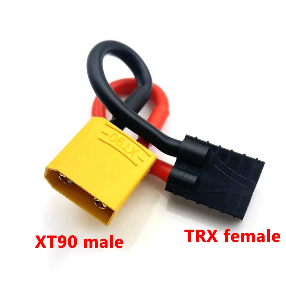 Фото XT30 к XT60 T TRX Мужской/Женский RC Lipo Батарея Адаптер 10 СМ Кабель Силиконовый провод для FPV RC Автомобильные аксессуары CineLog35 Запчасти для дронов №2