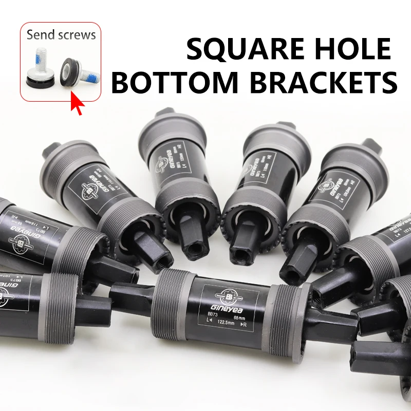 

Gineyea флейты для велосипеда 103/107/110.5/113/116 118 120 122,5 127,5 квадратные отверстия, центральная ось, конические детали для велосипеда