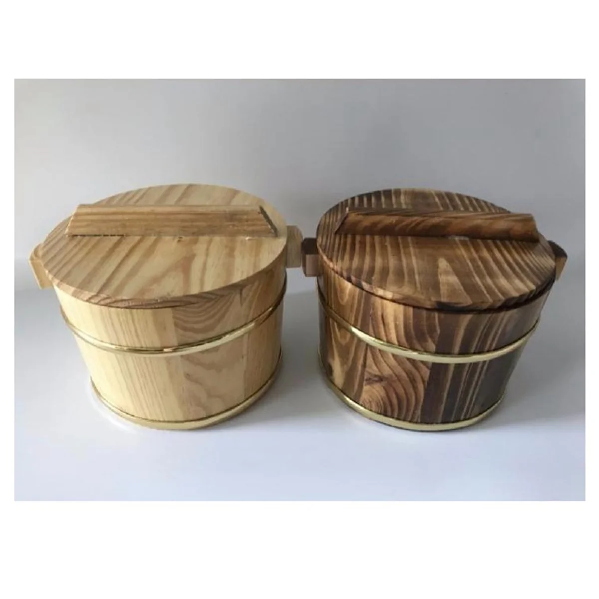 Деревянные бочки с крышкой миска для риса пивной бар реквизит фотосъемки