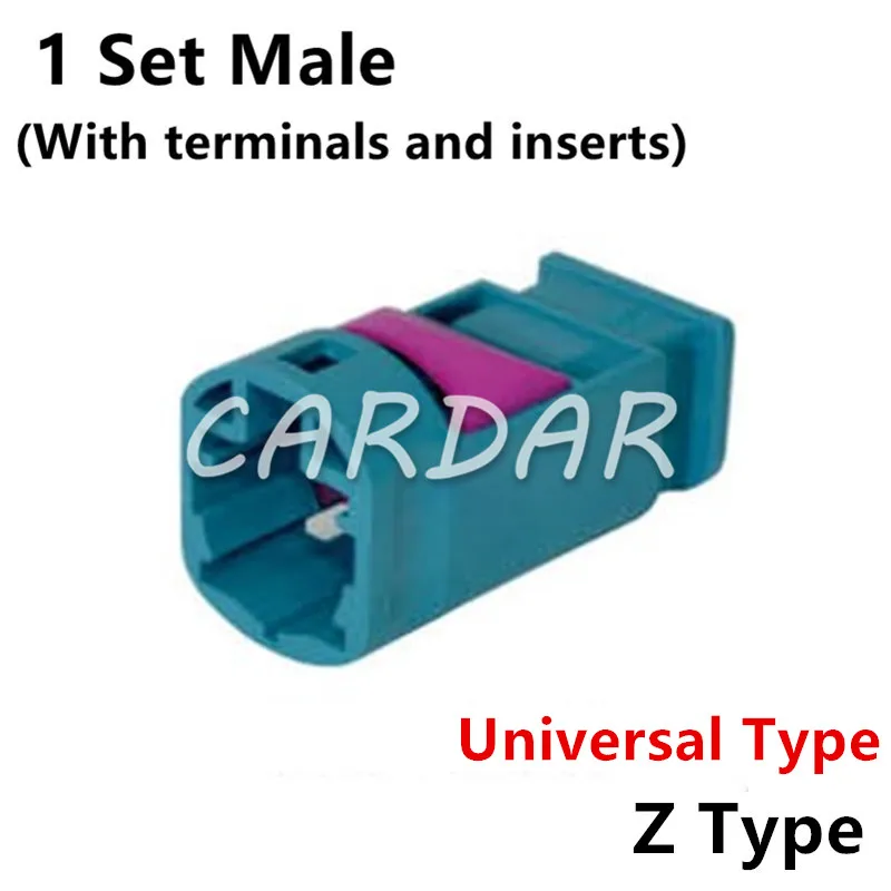 

1 компл. LVDS 4-контактные разъемы, мужская модель, универсальный автоматический разъем Fakra, сборка переменного тока