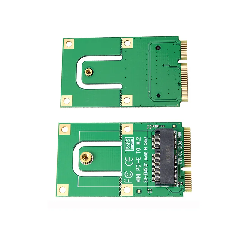 

A And E Key A Key M.2 NGFF Wireless Module Supports 3G 4G LTE Network Riser Card M.2 NGFF To MINI PCIE PCI Express Adapter Card