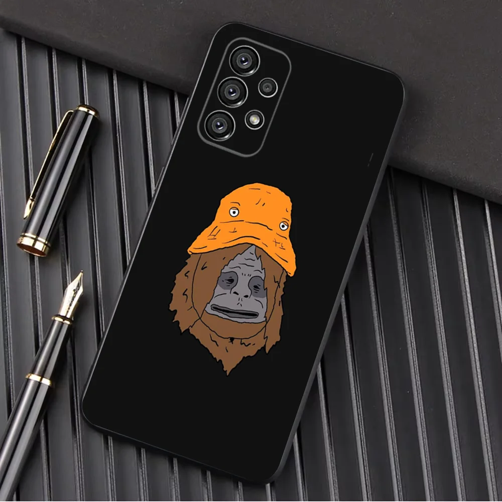 Чехол для телефона Sassy The S-Sasquatch Samsung Galaxy A13 A21s A22 A31 A32 A52 A53 A71 A80 A91 Soft Black Shell