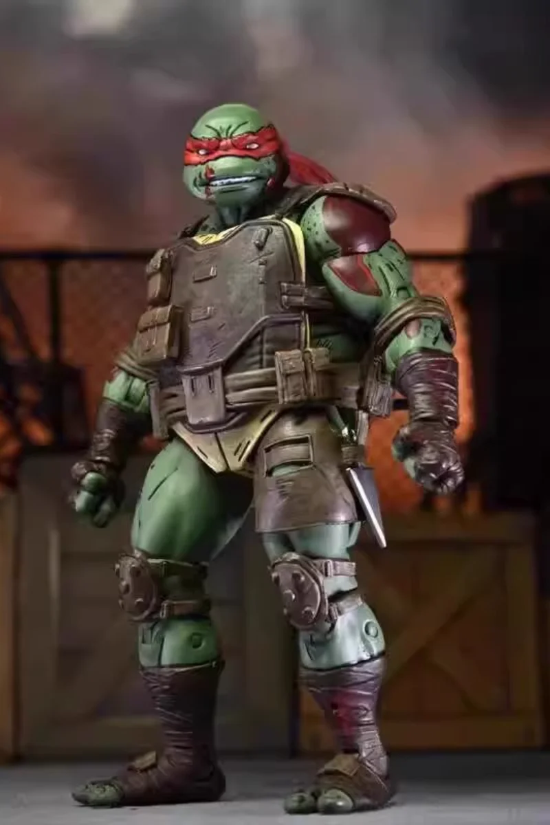 18 см Neca Teenage Mutant Ninja Turtles Tmnt Raphael Raph Аниме Игровая Фигурка Подвижная Шарнирная Кукла