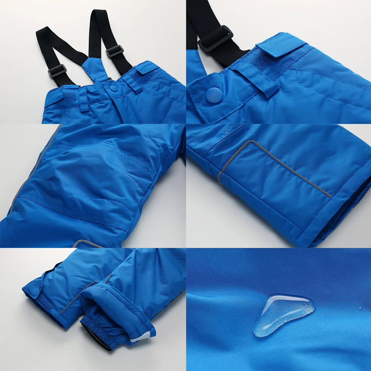 Детские лыжные штаны HONEYKING зимние уличные водонепроницаемые теплые брюки